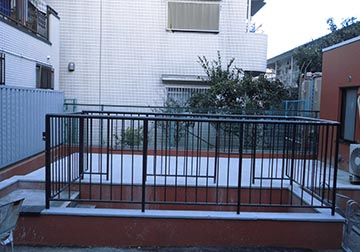 貯水槽跡地状況